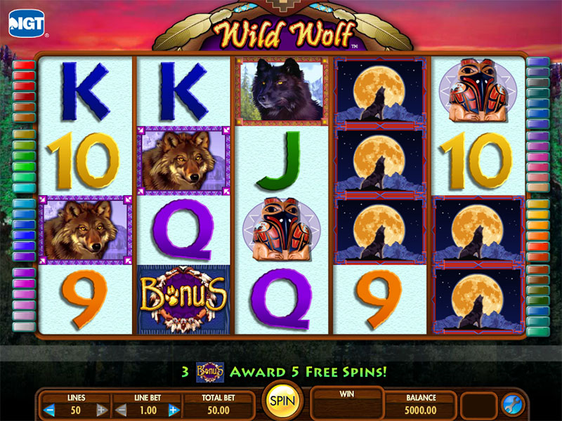Wild Wolf Slots online, free